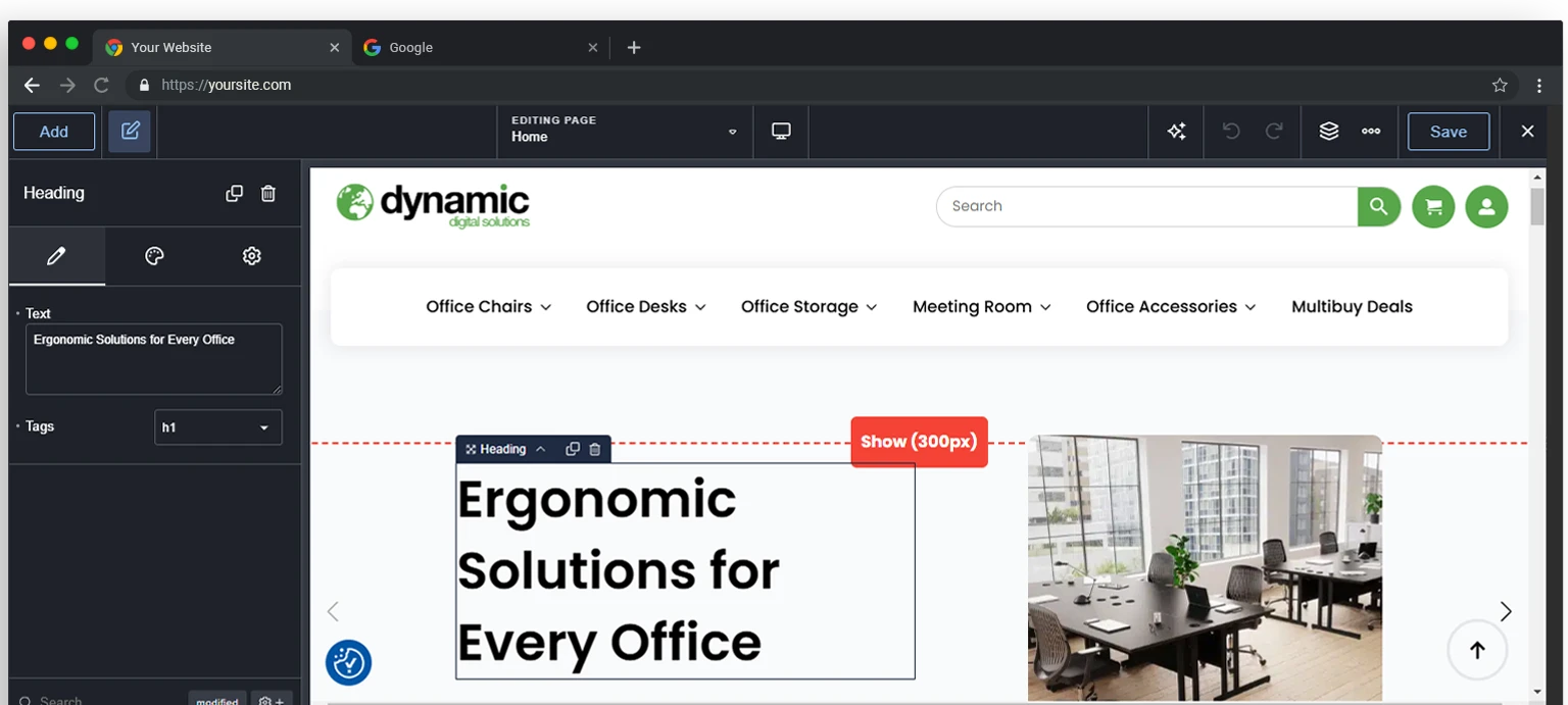 page editor